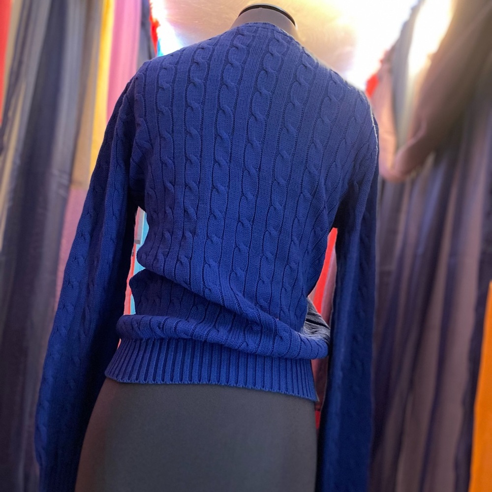 Blue Polo Sweater